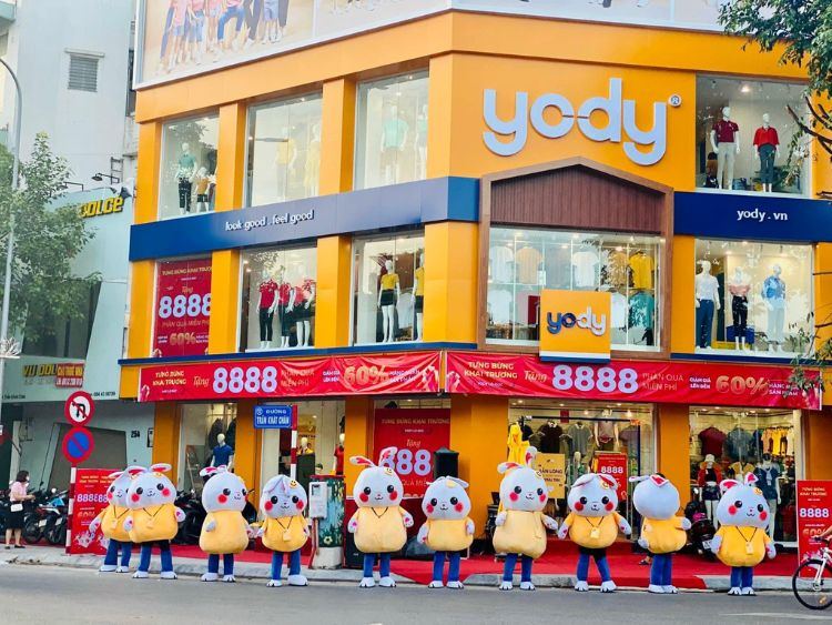 cửa hàng quần áo Yody